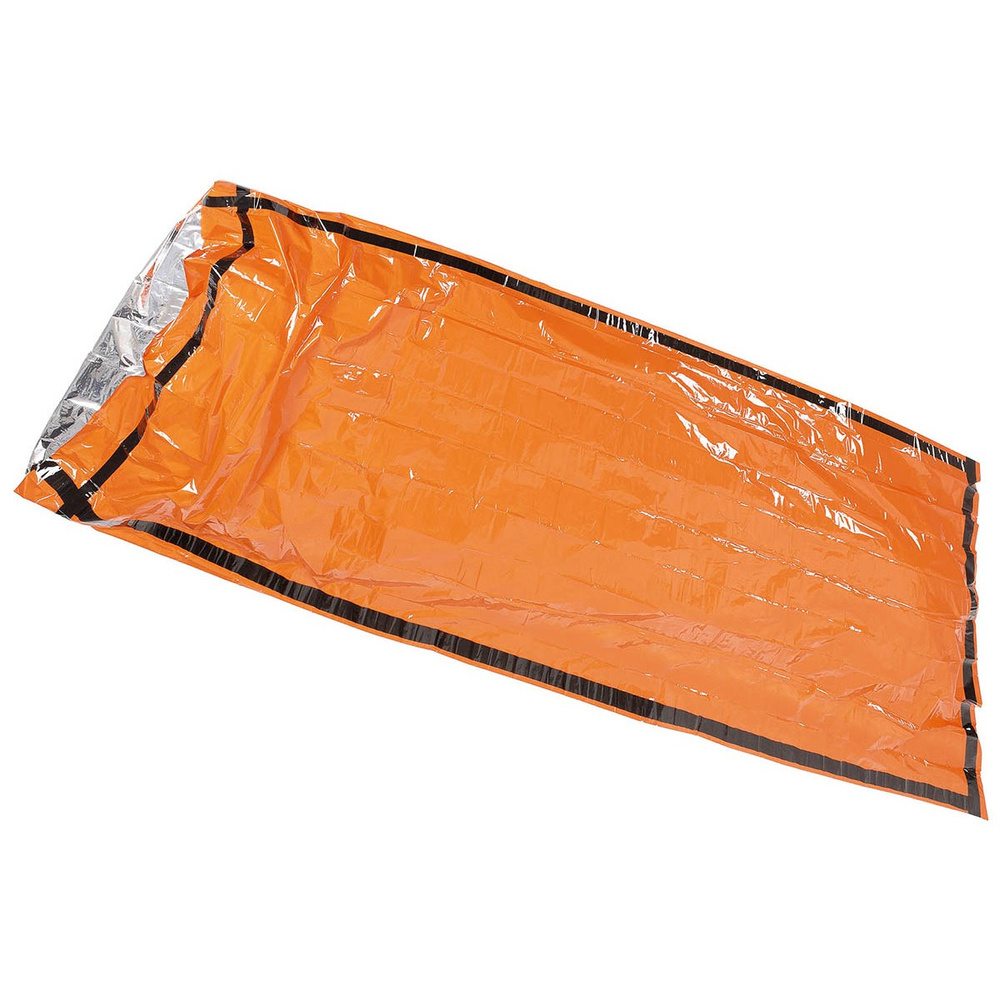 Fox Outdoor - Awaryjny śpiwór termiczny z krzesiwem - Pomarańczowy - 31100 3 Zdjęcie 2 — SPC-45518