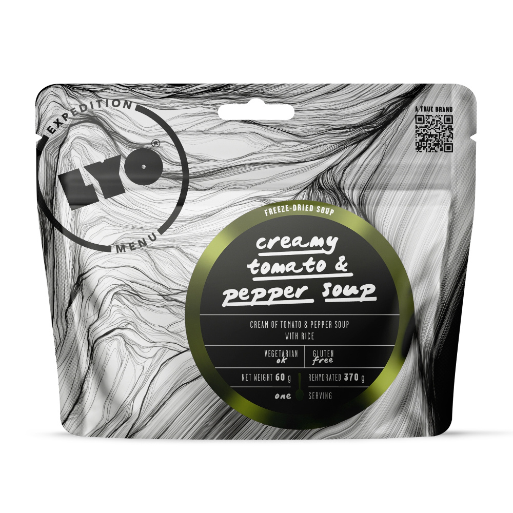 LyoFood - Liofilizowana racja żywnościowa Lyo Expedition - Kremowa zupa pomidorowa - 370 g 1 jpg
