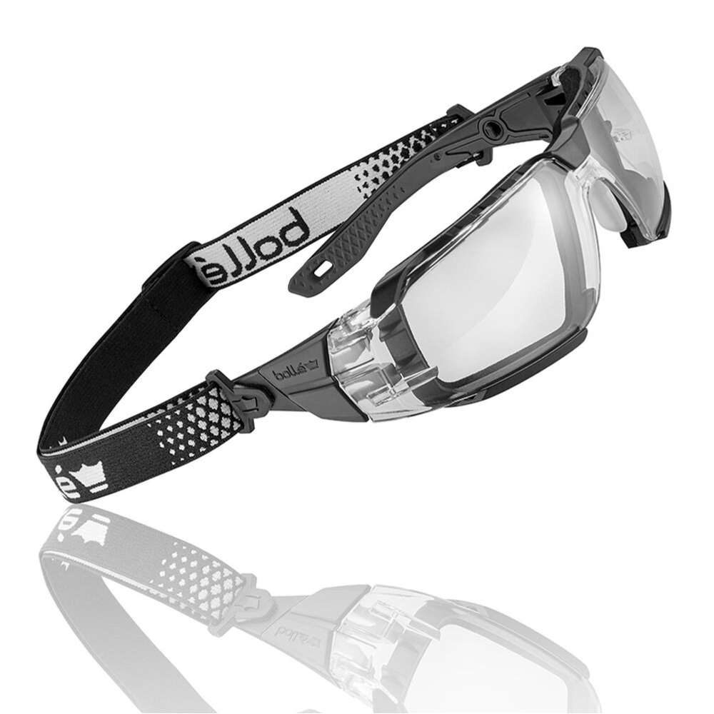 Bolle Safety - Okulary ochronne RUSH+ 2.0 XP - Adapter RX - Platinum - Przezroczysty - RUSXMN10E 2 Zdjęcie 2 — SPC-46760