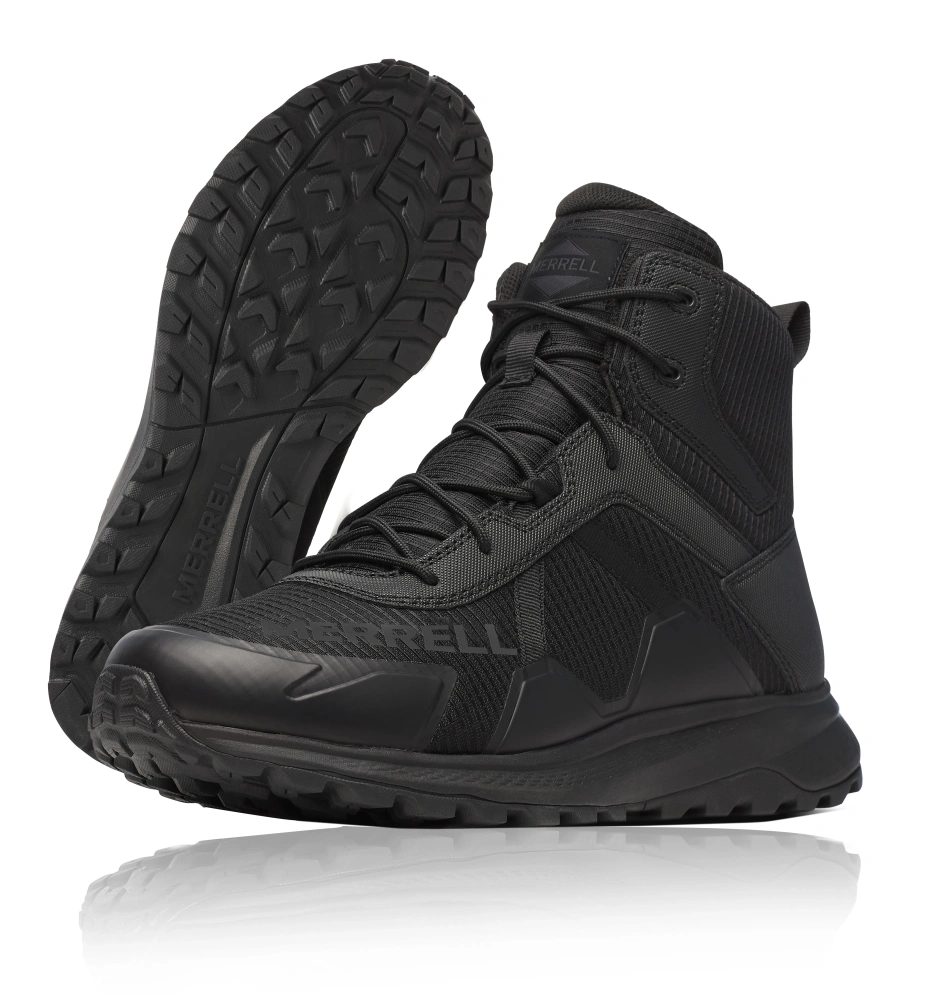 Merrell - Buty taktyczne Jumpstrike Tactical Mid - Comfortbase - Czarne - J007975 1 webp