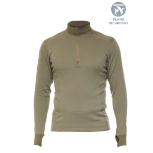 Trudnopalna termoaktywna bluza taktyczna NFM GARM LTO Zip Neck 2.0 FR