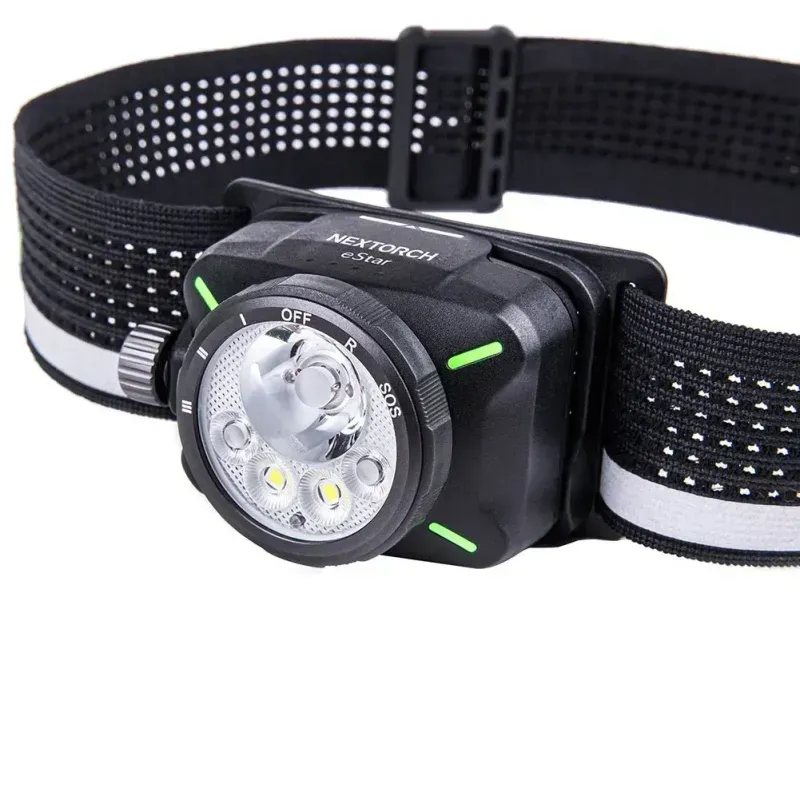 Latarka czołowa NEXTORCH eStar 1300 lumenów (3 x AAA) 4 latarka czolowa nextorch estar lumenow x aaa webp