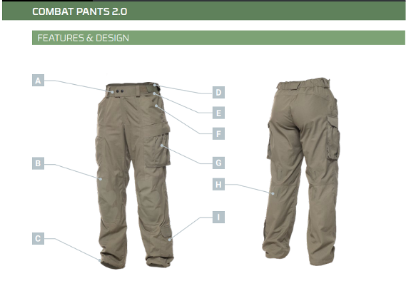 Spodnie Taktyczne NFM GARM Combat Pants 2.0 (GLUE) 18 Spodnie Taktyczne NFM GARM Combat Pants 2.0